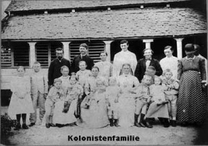 Kolonistenfamilie