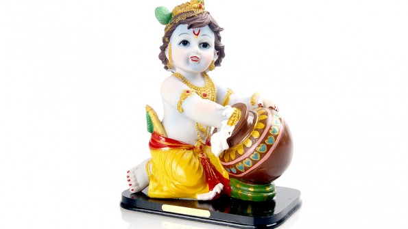 Herdenking geboortedag Shri Krishna